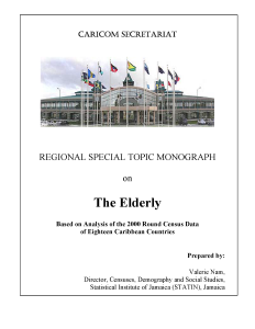 Regional Special Topic Monograph-Elderly (2000 Census Round)