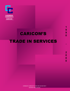 CARICOM Trade in Services 1990-2000