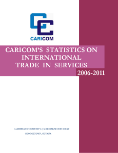 CARICOM Trade in Services 2006-2011