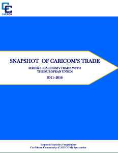 CARICOM’s Trade with EU 2011 – 2016