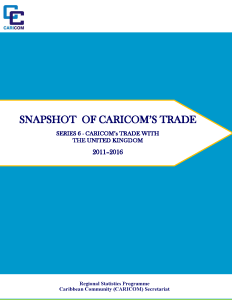 CARICOM’s Trade with UK 2011 – 2016