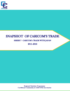 CARICOM’s Trade with Japan 2011-2016